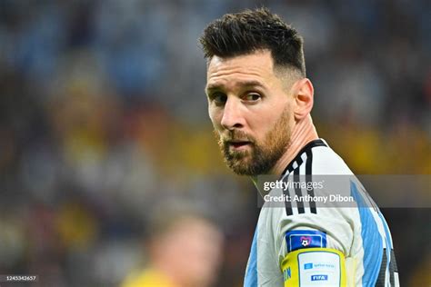 Lionel Messi Of Argentina During The Fifa World Cup 2022 Round Of 16