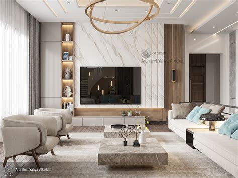 Living Area On Behance Modern Tv Room Luxury Living Room Living