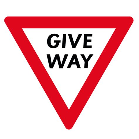 Give Way Playground Sign Markings For Schools And Nurseries