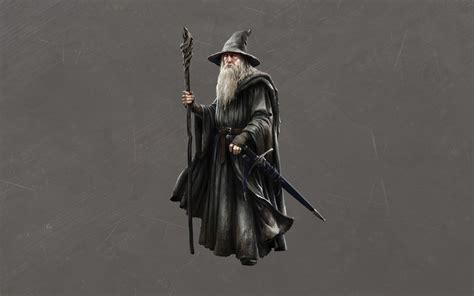 Gandalf The Lord Of The Rings Artwork Wizard Sword Wallpapers Hd