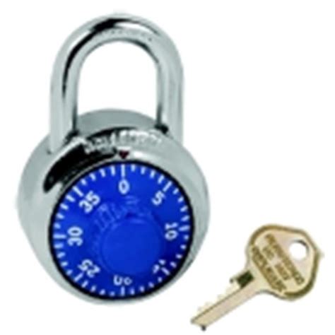 Master Lock 1303054 3 Digit Combination Padlock With Control Key 2 In