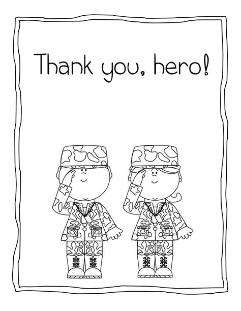 Thank you for your service trailer #1 (2017): Veterans Day Thank You Coloring Page - GetColoringPages.com