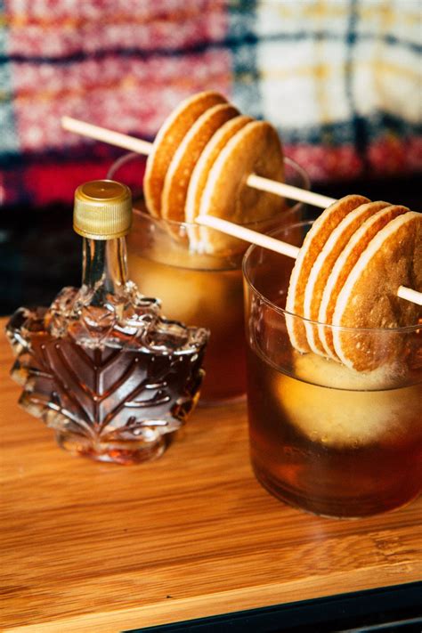 Whiskey, whisky, or even bourbon makes the winter taste better and the cold disappear. A Lumberjack's Maple Bourbon Cocktail | Bourbon cocktails, Food, Cocktails
