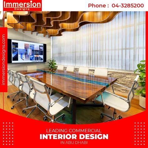 Office Fit Out Solutions In Abu Dhabi Immersion Designs Commercial