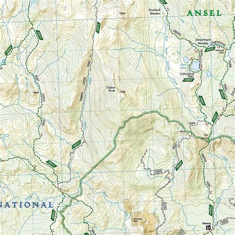 309 Yosemite Se Ansel Adams Wilderness Map Map N Hike