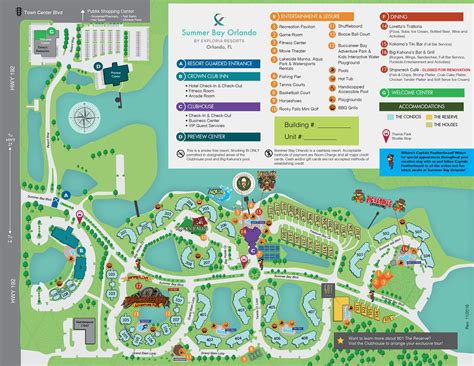 Summer Bay Resort Map Orlando Florida Exploria Resorts Clermont Fl