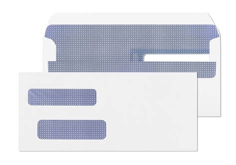 Double Window Envelopes Business Envelopes Printed Envelopes And Blank