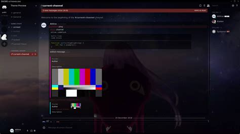 Theme Zero Two Space For Discord Interface Personalization