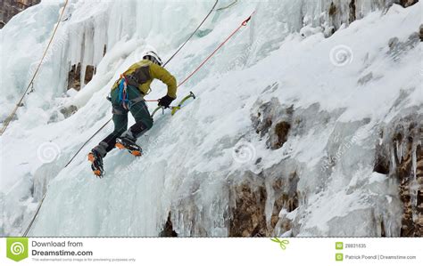 Ice Climbing In South Tyrol Italy Editorial Image Image
