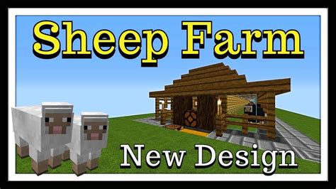 Minecraft Tutorial New Sheepwool Farm Works On All Versions Youtube