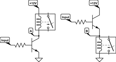 Why Is A Relay Usually Placed After A Pnp Transistor And Before A