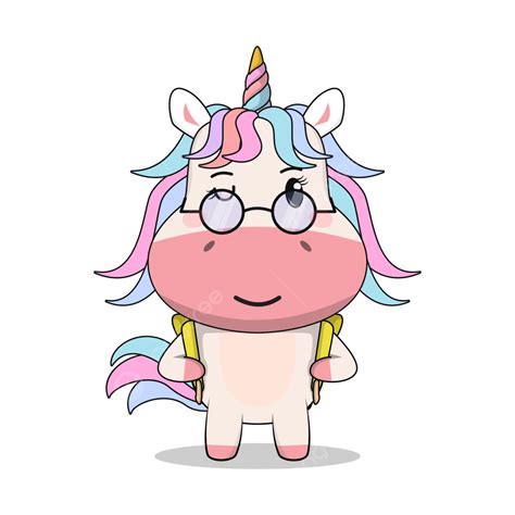 Gambar Sekolah Kartun Unicorn Yang Lucu Unicorn Kartun Unicorn