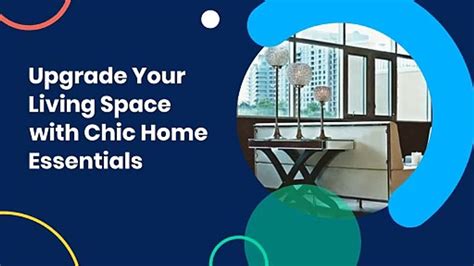 Upgrade Your Living Space with Chic Home - video Dailymotion