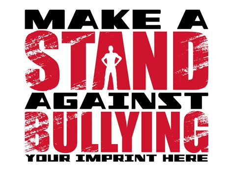bullying prevention banner make a stand against bullying customizable nimco red ribbon