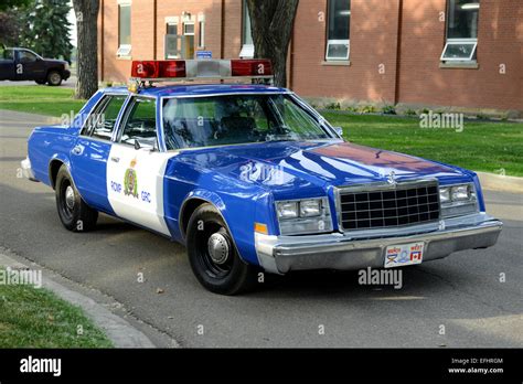 Canada, historic Police car, RCMP police car Stock Photo - Alamy
