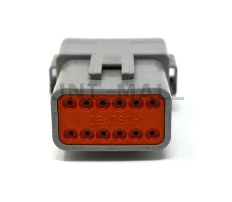 Deutsch Dt 12 Pin Male Connector Kit 14 16awg Pins And 90° Backshell