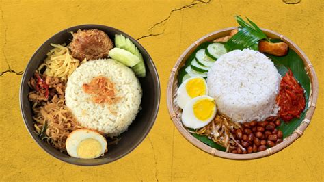 Dua Hidangan Bersaudara Nasi Uduk Indonesia Vs Nasi Lemak Malaysia