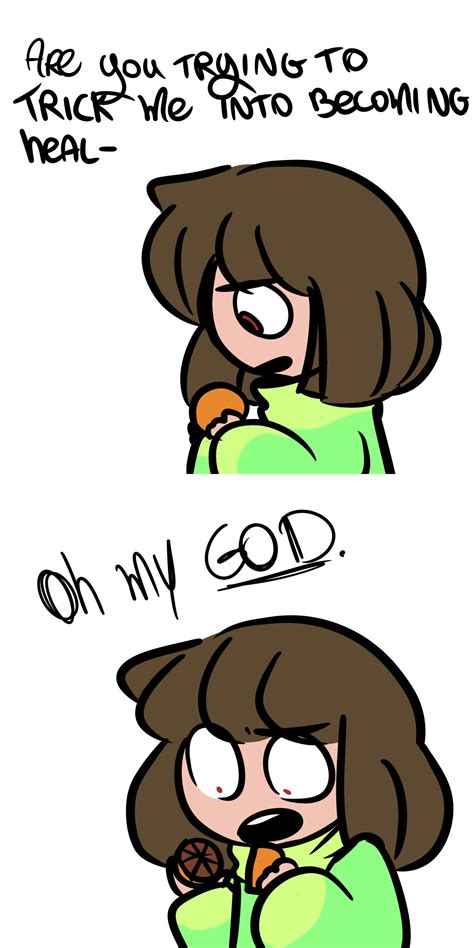 Hey Chara Have A Chocolate Orange Undertale Know Your Meme
