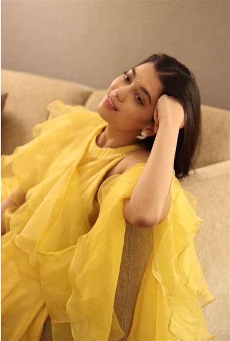 Digangana Suryavanshi In Yellow Outfit Photos South Indian Actress