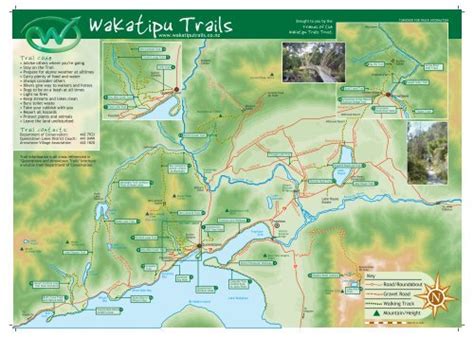 Wakatipu Trails Map Queenstown