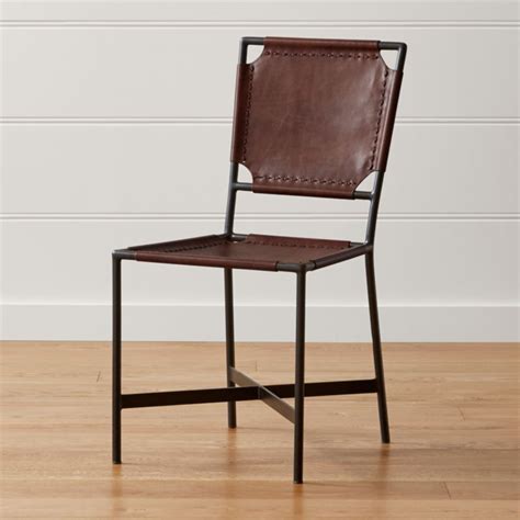 Import quality leather dining chair supplied by experienced manufacturers at global sources. Laredo Brown Leather Dining Chair | Crate and Barrel