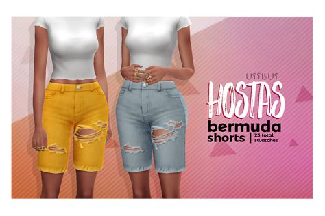 2 Bermuda Shorts From Viiavi • Sims 4 Downloads