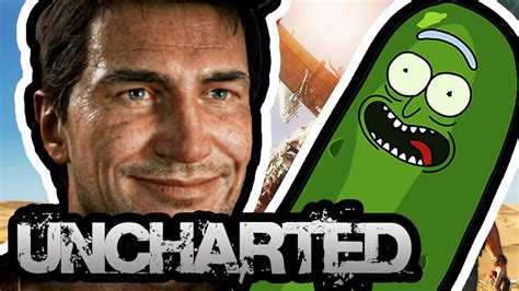 Uncharted Nathan Drake Tells Sully About Pickle Rick Meme Youtube