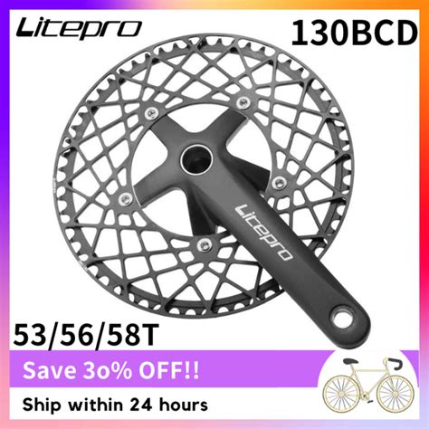 Litepro 58t Spider Single Chainring Folding Bicycle 53t 56t Sprocket