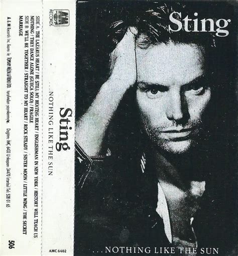 Sting Nothing Like The Sun 1989 Cassette Discogs