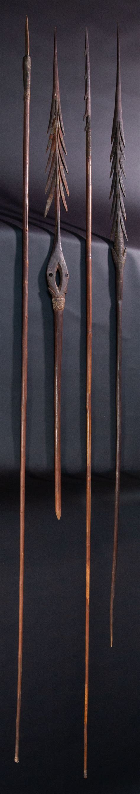 Four Early Aboriginal Spears Artoceanic