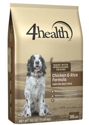 In our 4health dog food reviews, we look into the quality of ingredients and nutritional value to give you the top three variants. 4health Original Chicken & Rice Formula Adult Dog Food, 35 ...