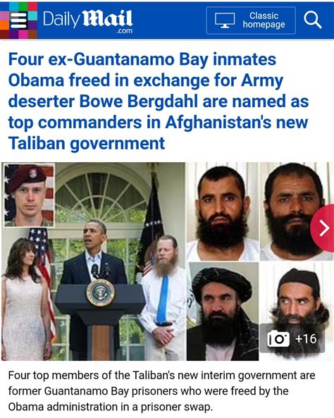 Four Ex Guantanamo Bay Inmates Obama Freed In Exchange For Army