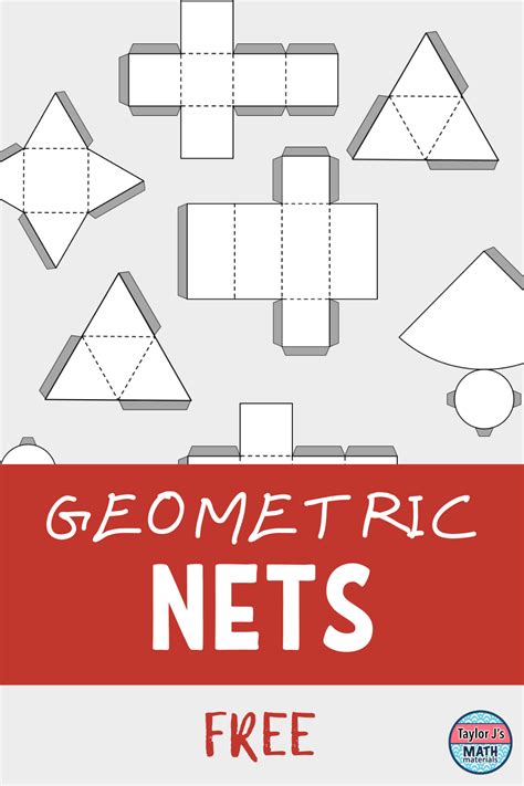 3d Shape Nets 3d Shapes Nets Geometry Projects Geometry Lessons