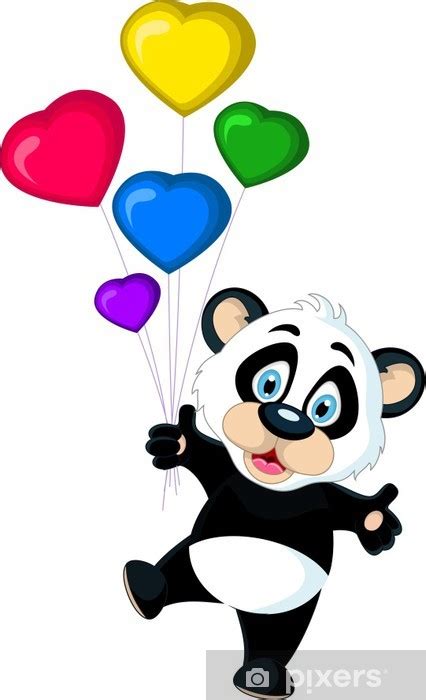 A Picture Of A Cute Baby Panda Cute Baby Panda Vector Illustration