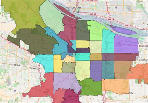 Top 5 Portland Oregon Zip Code Maps