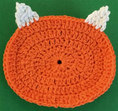 Crochet Baby Fox Head With Second Inner Ear • Kerris Crochet