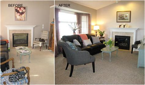 Before And After A Beautiful Transformation To This Living Room Using