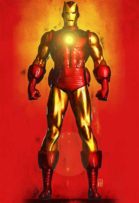Vintage Iron Man On Behance