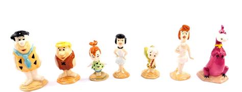 Seven Beswick The Flintstones Figures Limited Edition 2000 Boxed With