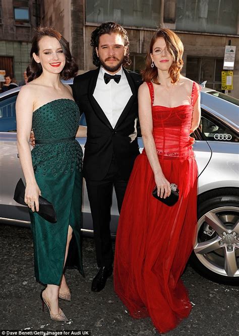 Both of their characters were killed off on hbo's series game of thrones, but their love seems to have survived. Kit Harington and Rose Leslie besotted at Olivier Awards ...