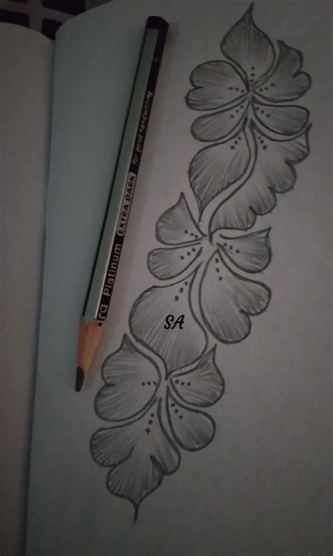 Step By Step Pencil Mehndi Design Sketch Pencil And Welcome To The
