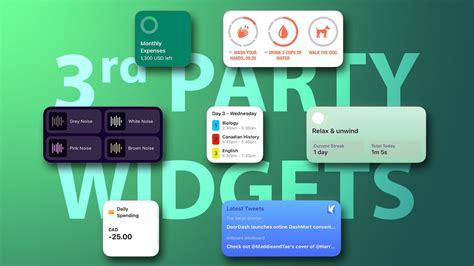 Third party apps for ios 14. 8 Third-Party Home Screen Widgets That You Can Try Out Now ...