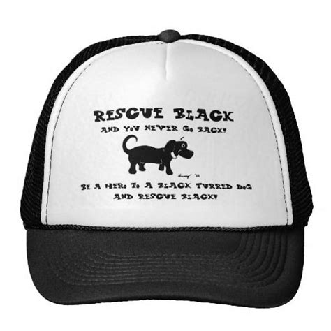 Rescue Black Dogs Hat Zazzle Dog Hat Black Dog Hats