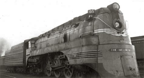Milwaukee 105 4 6 4 Hudson Class F7 Streamlined Steam Locomotives Built By Alco In 193738