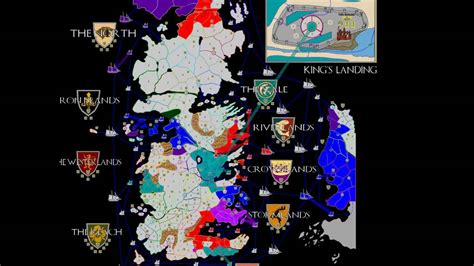 Game Of Thrones Risk Map Maping Resources