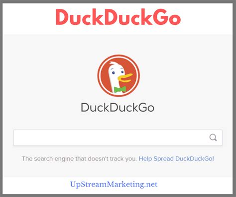What Is Duckduckgo Seo Upstream Marketing
