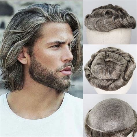 Long Hair Wig Men Real Hair Mens Wigs Long Hair Wigs Men S Wigs Hair Replacement Systems