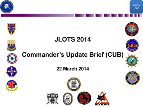 Ppt Jlots 2014 Commanders Update Brief Cub 22 March 2014