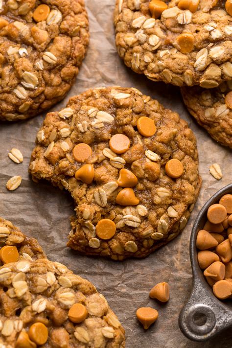 Chewy Butterscotch Oatmeal Cookies Aka Oatmeal Scotchies Baker By Nature