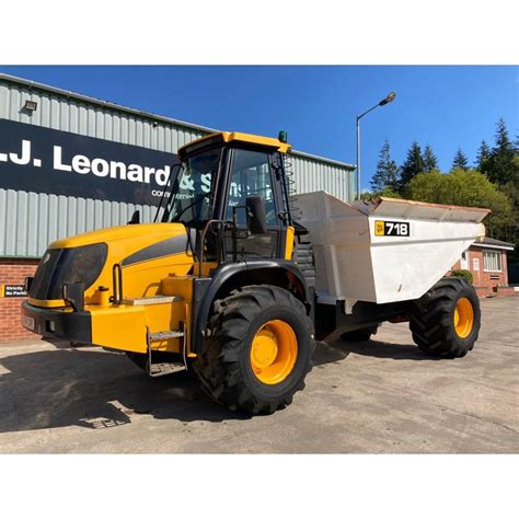 Jcb 718 Articulated Dump Truck Used Machines From Cj Leonard And Sons